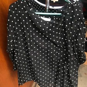 Polka dot blouse